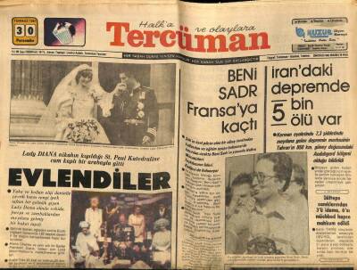 Tercüman Gazetesi 30 Temmuz 1981 - Gönül Yazar Nihayet Gönlümün Sultanını Buldum !.. GZ65936 - 2