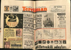 Tercüman Gazetesi 31 Ağustos 1969 - Sunay , Seçimin Güvenlik İçinde Geçmesini Diledi GZ70773 - 2
