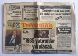 Tercüman Gazetesi 31 Aralık 1984 - Kıbrısta Baba Oğul Çekişmesi - GZ15148 - 1