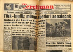 Tercüman Gazetesi 31 Mart 1957 - Nihat Erim , İnönüye Yazdığı Mektubun Muhtevasını Açıkladı GZ70813 - 1