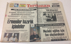 Tercüman Gazetesi 31 Mart 1983 - Ermeniler Hazırlık İçindeler - GZ15239 - 1