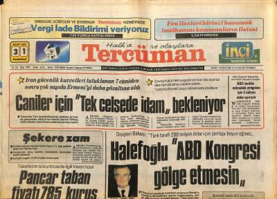 Tercüman Gazetesi 31 Mart 1984 - Yanan Tarihi İTİA Binası Pırıl Pırıl Ortaya Çıktı GZ79394 - 1