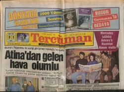Tercüman Gazetesi 31 Mart 1987 - Doğu Türkistanda 800 Kişi Öldü GZ70362 - 2