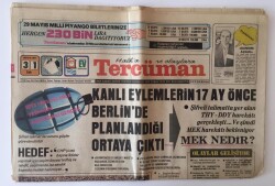 Tercüman Gazetesi 31 Mayıs 1977 - Demirel Anarşinin Çaresi Komünizmi Tehlike Sayan APyi İktidara Getirmektir GZ10879 - 1