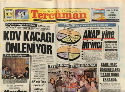 Tercüman Gazetesi 31 Mayıs 1985 - Doğum Günü Hediyesi GZ54530 - 1