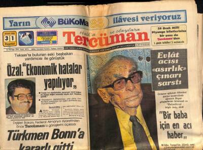 Tercüman Gazetesi 31 Ocak 1983 - Doğum Günü Hediyesi GZ54549 - 1