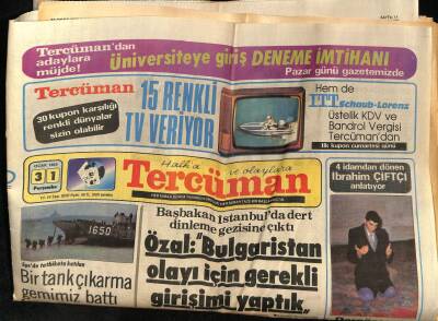 Tercüman Gazetesi 31 Ocak 1985 - 13 Asırlık Kuran Sayfaları Bulundu GZ84217 - 1