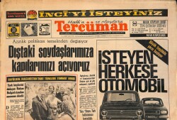 Tercüman Gazetesi 31 Temmuz 1973 - Nöbetçi TOFAŞ Servisi Kuruldu - Deniz Harp Okulu Ve Lisesi'nin 200.Şeref Yılını Kutluyoruz GZ160490 - Gökçekoleksiyon