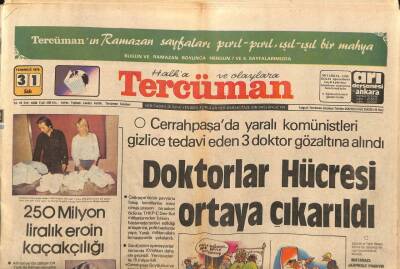 Tercüman Gazetesi 31 Temmuz 1979 - Doktorlar Hücresi Ortaya Çıkarıldı GZ79350 - 1