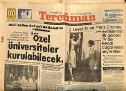 Tercüman Gazetesi 31 Temmuz 1981 - Sultani Yegah En Çok Nihavendi Seviyor... GZ65942 - 1