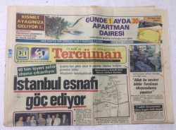 Tercüman Gazetesi 31 Temmuz 1985 - Rahşan Hanım Arap Sermayesine Karşı - GZ17203 - 2