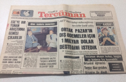 Tercüman Gazetesi 4 Ağustos 1976 - Çöldeki Umut Kaddafi - GZ15338 - 1