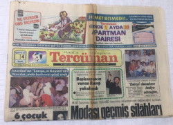 Tercüman Gazetesi 4 Ağustos 1985 - Modası Geçmiş Silahları Atıyoruz - GZ17202 - 2