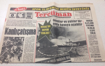 Tercüman Gazetesi 4 Aralık 1975 - Kanlı Çatışma - GZ15303 - 1