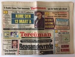 Tercüman Gazetesi 4 Aralık 1985 - Türkiyenin Tepkisi ,ABD Yönetimini Ermeni Masalına Karşı Tavır Almaya Mecbur Etti GZ10779 - 1