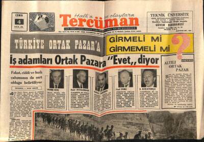 Tercüman Gazetesi 4 Ekim 1968 - Fenerbahçenin İkinci Turdaki Rakibi Ajax Hollanda GZ54350 - 1