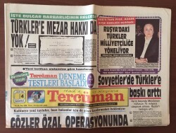 Tercüman Gazetesi 4 Ekim 1986 - Sovyetlerde Türklere Baskı Artıyor GZ10456 - 2
