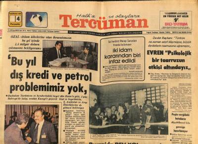 Tercüman Gazetesi 4 Haziran 1981 - Tümkan Selanikten Aldığı Toprağı Dün Anıtkabire Bıraktı GZ70014 - 1