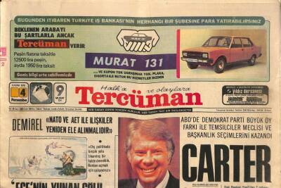 Tercüman Gazetesi 4 Kasım 1976 - Ege Hava Sahası Uluslararası Trafiğe Açılacak GZ113582 - 1