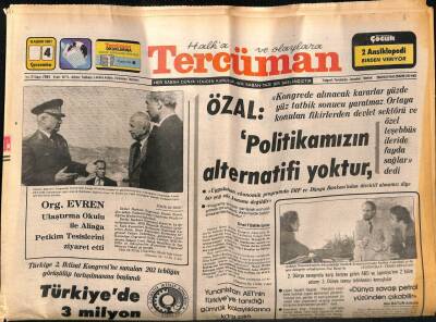 Tercüman Gazetesi 4 Kasım 1981 - Dünya Savaşı Petrol Yüzünden Çıkabilir GZ67238 - 1