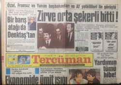 Tercüman Gazetesi 4 Mart 1988 - Ekonomide Ümit Işığı - GZ15025 - 2
