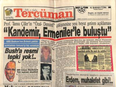 Tercüman Gazetesi 4 Mayıs 1990 - ABD Ankara Büyükelçisi Türk Tepkisini Aksettirdi GZ118030 - 1