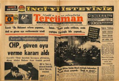 Tercüman Gazetesi 4 Nisan 1971 - Yüzlerce Kandıralı Erimi Başbakanlıkta Tebrik Etti - Renaultun Genel Müdürlüğüne Atsan Getirildi GZ123527 - 1