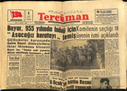 Tercüman Gazetesi 4 Ocak 1961 - Şair İkbalin Oğlu Geliyor GZ65467 - 1
