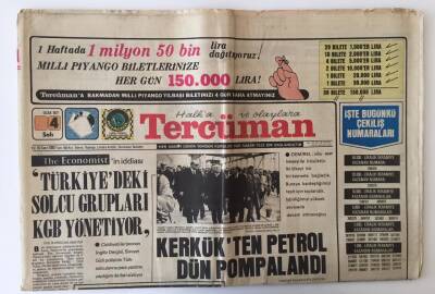 Tercüman Gazetesi 4 Ocak 1977 - ODTÜ de Sükunet mi Sol Dikta Disiplin mi ? GZ10794 - 1