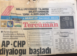 Tercüman Gazetesi 4 Ocak 1980 - AP-CHP Diyaloğu Başladı - GZ12771 - 1