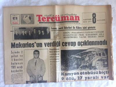 Tercüman Gazetesi 4 Şubat 1964 - İstanbulda Artık Ramazan Topu Tarih Oldu GZ73650 - 1