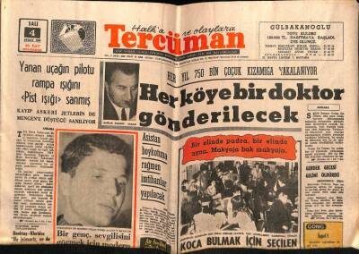 Tercüman Gazetesi 4 Şubat 1969 - Muhammed Ali Clay Karşıma Kim Çıkarsa Saniyede İndiririm GZ55125 - 1