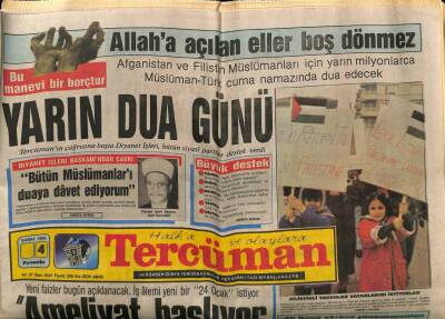 Tercüman Gazetesi 4 Şubat 1988 - Sandra Kim İstanbulda GZ67171 - 2