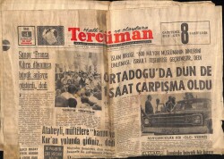 Tercüman Gazetesi 4 Temmuz 1967 - Ortadoğuda Dün de 1 Saat Çarpışma Oldu GZ69964 - 1