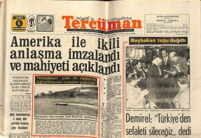 Tercüman Gazetesi 4 Temmuz 1969 - Boğaz Köprüsü İhalesine 10 Japon Firması Katılıyor - Amerika İle İkili Anlaşma İmzalandı Ve Mahiyeti Açıklandı GZ118834 - 1