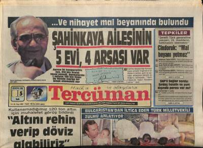 Tercüman Gazetesi 5 Ağustos 1986 - Sylvester Stallone Kobra İle Gözden Düştü GZ54227 - 1