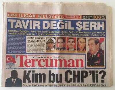 Tercüman Gazetesi 5 Ağustos 2003 - Ekonomide Bahar Havası GZ11581 - 2