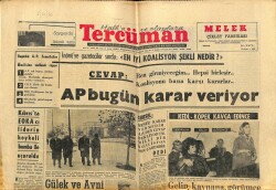 Tercüman Gazetesi 5 Aralık 1963 - Gülek Ve Avni Doğan CHPden İhraç Edildi GZ67668 - 1