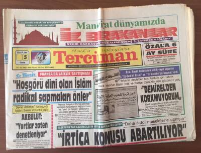 Tercüman Gazetesi 5 Aralık 1986 - ANAPta Yeni Yardımcılar Seçildi GZ10372 - 1