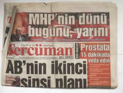 Tercüman Gazetesi 5 Aralık 2006 - 3 Padişah , 58 Kabine Bu Limanı Bitiremedi GZ5999 - 1