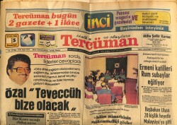 Tercüman Gazetesi 5 Eylül 1983 - Tarih Atlaslarında Ermenistan Kelimesi Silinecek GZ67001 - 1