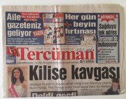Tercüman Gazetesi 5 Eylül 2005 - Boluda 12 Yıllık Rüya Gerçekleşiyor. Tünele Son Kazmayı Başbakan Erdoğan Vurdu GZ11569 - 2