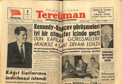 Tercüman Gazetesi 5 Haziran 1961 - Güleki Öven Bir Delege Yuhalandı GZ67406 - 2