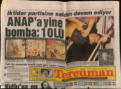 Tercüman Gazetesi 5 Kasım 1987 - İktidar Partisine Saldırı Devam Ediyor GZ65446 - 2
