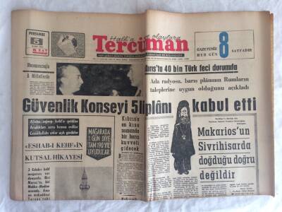 Tercüman Gazetesi 5 Mart 1964 - İdam Edilen Kahyaoğlunun Bankada 315 Bin Lirası Çıktı GZ73606 - 1