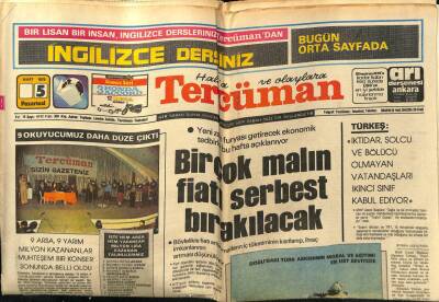Tercüman Gazetesi 5 Mart 1979 - Doğum Günü Hediyesi GZ54818 - 1