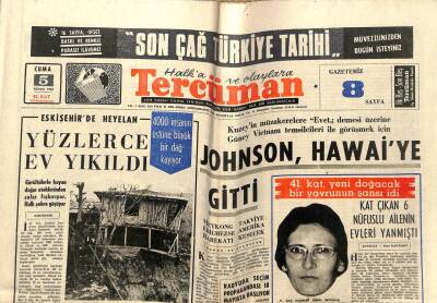 Tercüman Gazetesi 5 Nisan 1968 - Yüksel Menderes Babası Adnan Menderesin Naaşının İstanbula Gömüleceğini Söyledi GZ53947 - 1