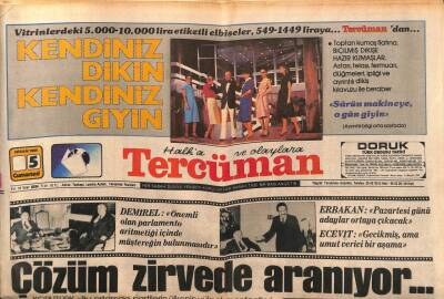 Tercüman Gazetesi 5 Nisan 1980 - Yazar İsmail Gerçeksöz Öldürüldü GZ83227 - 1