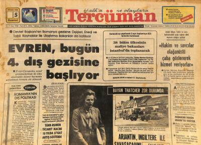 Tercüman Gazetesi 5 Nisan 1982 - Yeni Galata Köprüsünün Yapımına 1983de Başlanıyor GZ127172 - 1