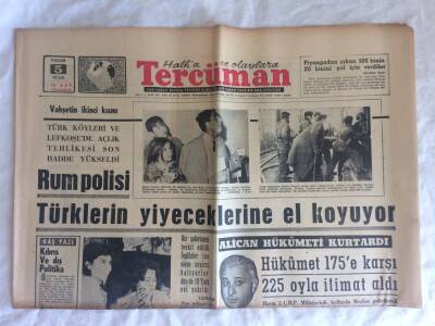 Tercüman Gazetesi 5 Ocak 1964 - Türkiyede 600 Bin Veremli Var GZ73656 - 1